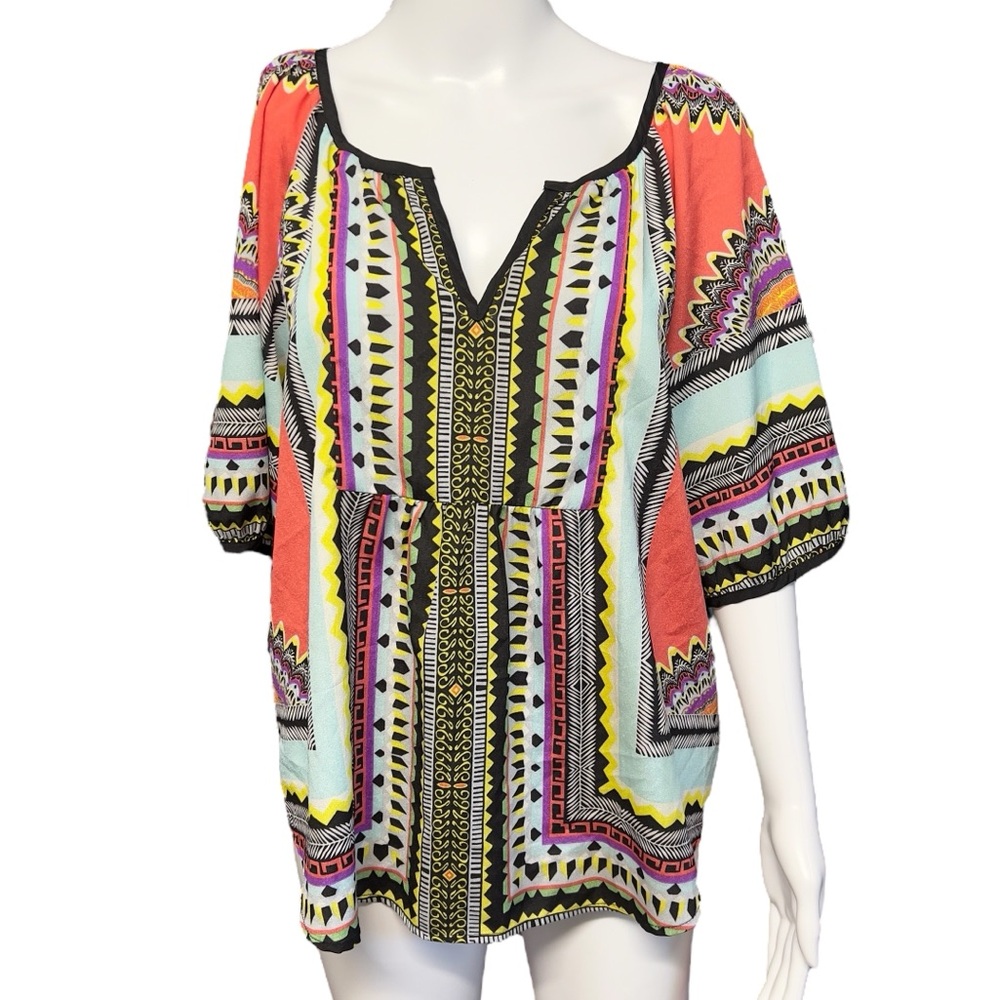 Gibson Latimer - Women’s Anthropology Boho Blouse Sz MD/LG